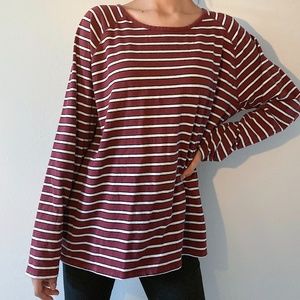 Liz Claiborne Striped Long Sleeve Shirt
